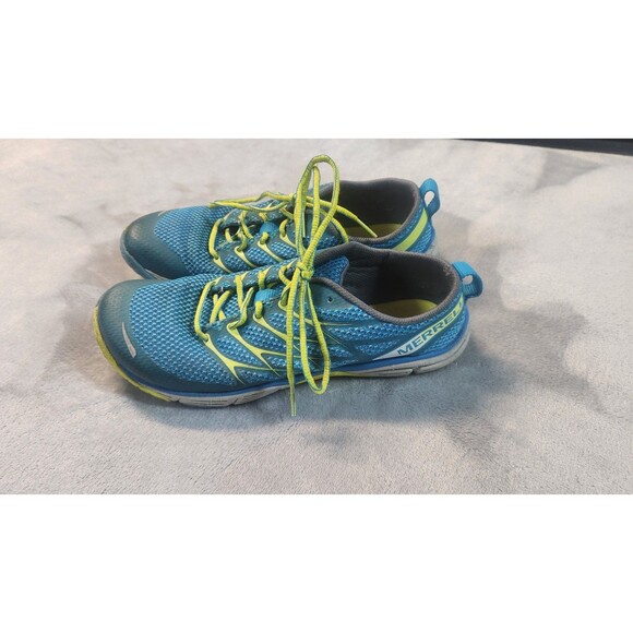 Merrell Women's Size 8.5 Horizon Blue Road Glove Dash 3 Athletic Shoes Running - Picture 1 of 7